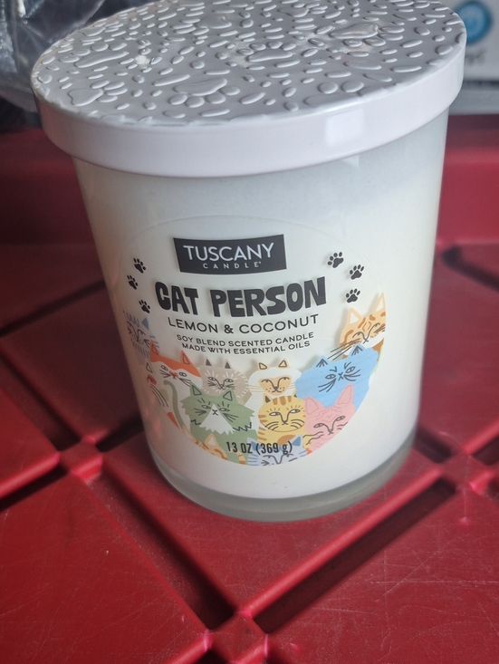 Tuscany candle Other - Tuscany Cat Person Lemon & Coconut Scented Candle -13oz